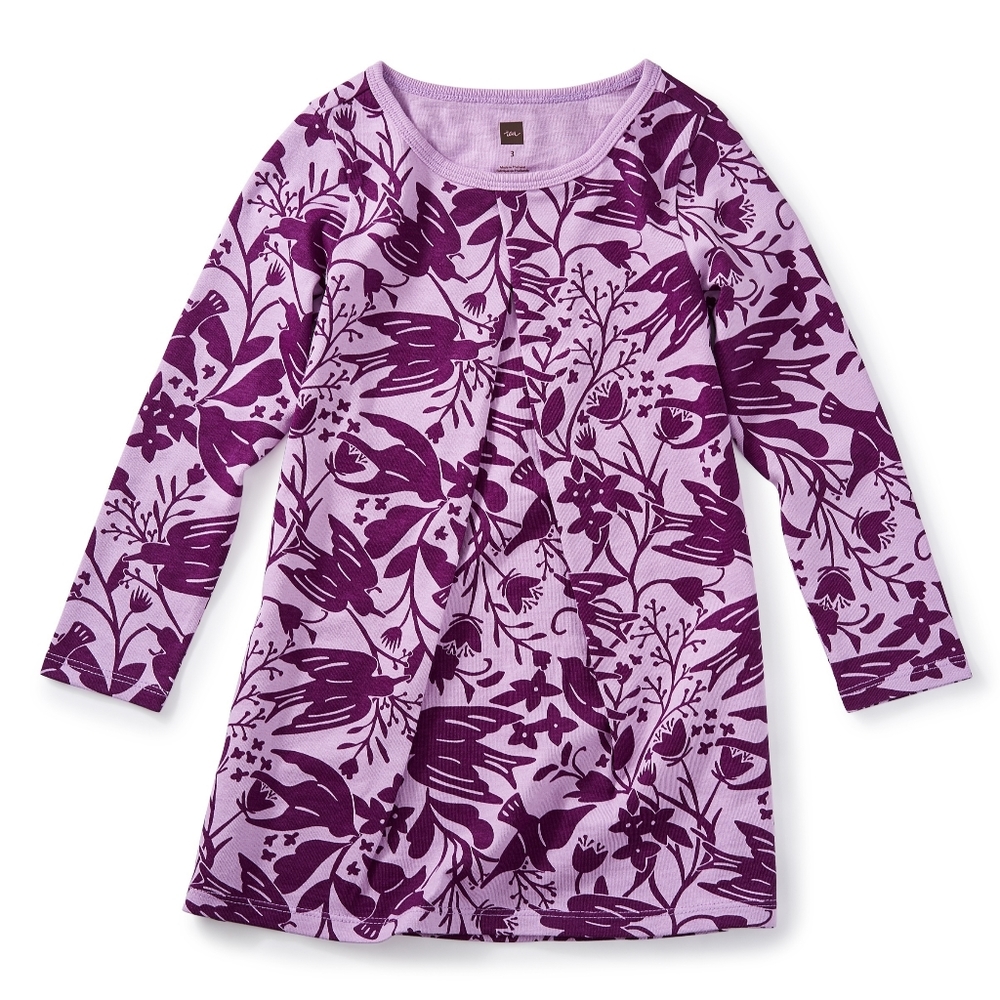 Free as a Bird Baby Pleat Dress - Lilac